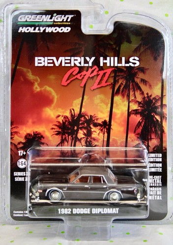 2021 GREENLIGHT Hollywood Series 31-Beverly Hills Cop II-1982 Dodge Diplomat NOC - Picture 2 of 4