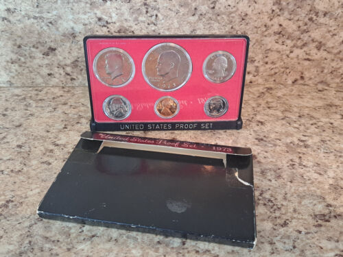 1973-S PROOF Set in Original Box - 6 COIN SET from US MINT w/ Eisenhower Dollar