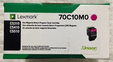 Lexmark 70C10M0 Magenta Toner Cartridge For CS310 CS410 CS510 Sealed Retail Box