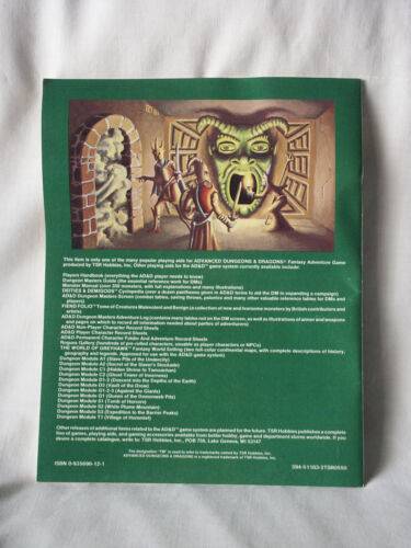 Advanced Dungeon & Dragons Module S1 Tomb of Horrors 1981 TSR 9022 Gary Gygax - Bild 2 von 5