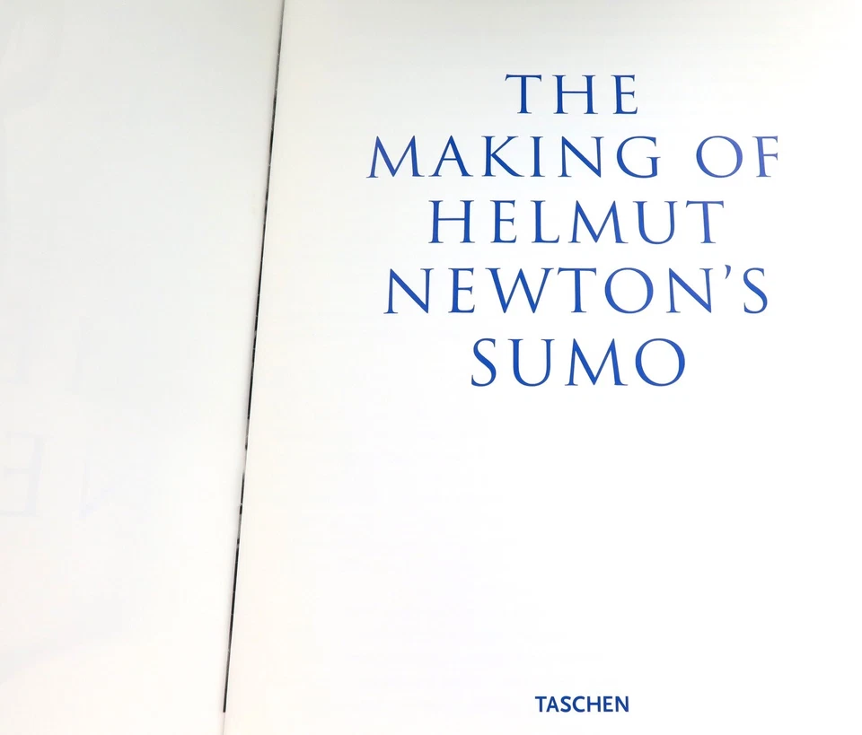.Scarce Helmut Newton 2009 ART BOOK + Making of Helmut Newtons Sumo Magazine Foto 3 de 4