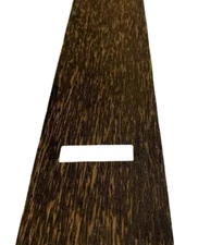 Black Palm Guitar Fingerboard Blank 24x 3x 1/2- Luthierwood Free US Shipping