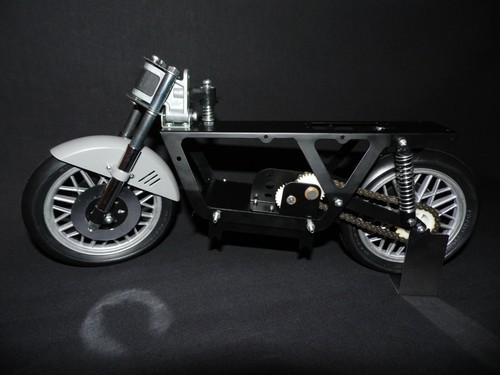 Guardabarros delantero vintage Graupner Kyosho 1/6 Citi Rider Katana estilo motocicleta de radiocontrol - Imagen 9 de 11