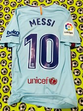 Nike FC Barcelona Away Soccer Football Jersey 2017 2018 Lionel Messi S
