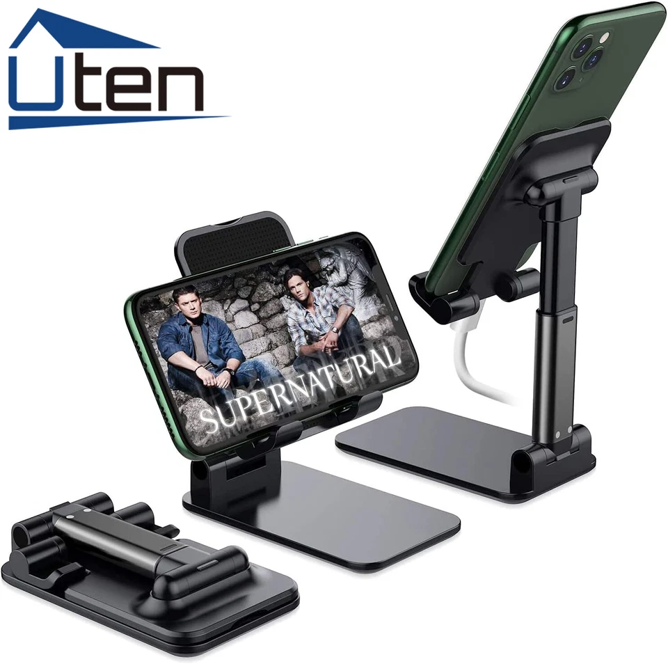 Handy Tischhalterung Handy Ständer Faltbar Tablet Halter Smartphone Ständer