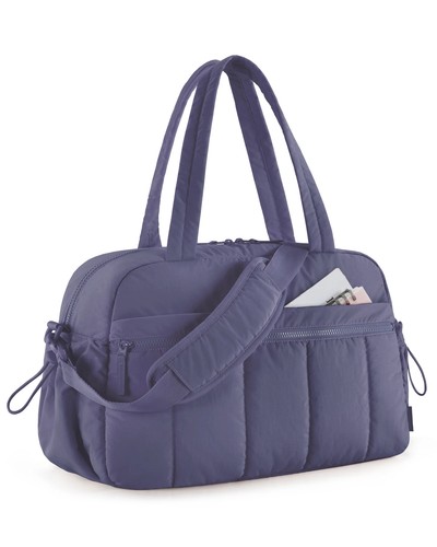 Travel Duffel Bag Gym Bag with Wet Pocket Carry on Weekender Shoulder Boston Bag - Picture 22 of 23