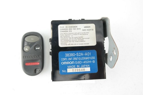 OEM 00-09 Honda S2000 S2K Keyless Entry Module Control W/ Remote 38380-S2A-A01 - Foto 2 di 7