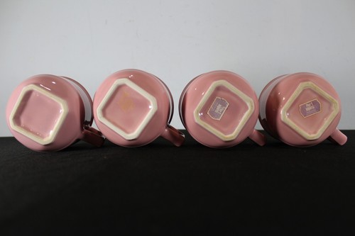 Pier 1 Imports 4er Set Eckig Pastell Rosa Speiseteller Becher Salatschüsseln Tabletts - Bild 22 von 22