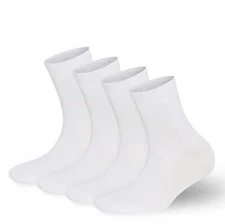 Men’s & Women’s Diabetic Bamboo Ankle Socks (4 Pairs)