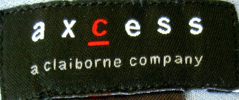 NUEVO CON ETIQUETAS Camisa Informal de Vestido AXCESS LS Para Hombre Talla XXL Azul Sólido Calce Clásico Ligera Foto 3 de 4