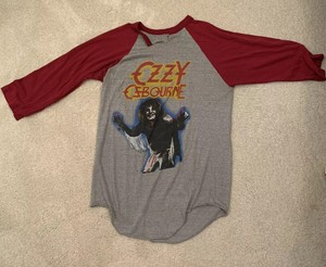 Ozzy osbourne baseball shirt Clearance