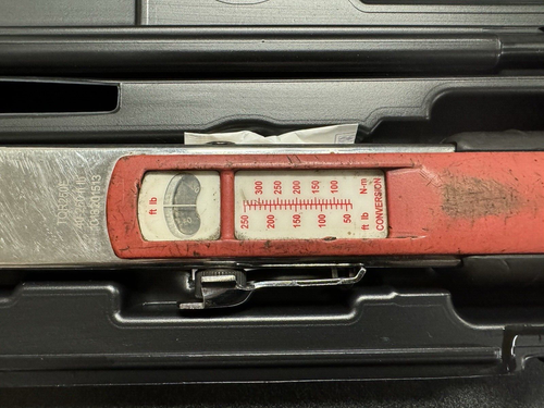 Snap On Torque Wrench TOR250E In Nice Hard Case With User Manuals - Picture 3 of 8