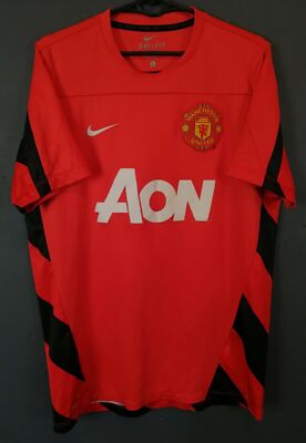 MEN'S NIKE MANCHESTER UNITED TRAINING FOOTBALL SOCCER SHIRT JERSEY