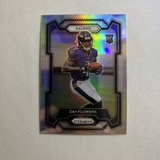 ZAY FLOWERS 2023 PRIZM ROOKIE SILVER RC No 307 RAVENS