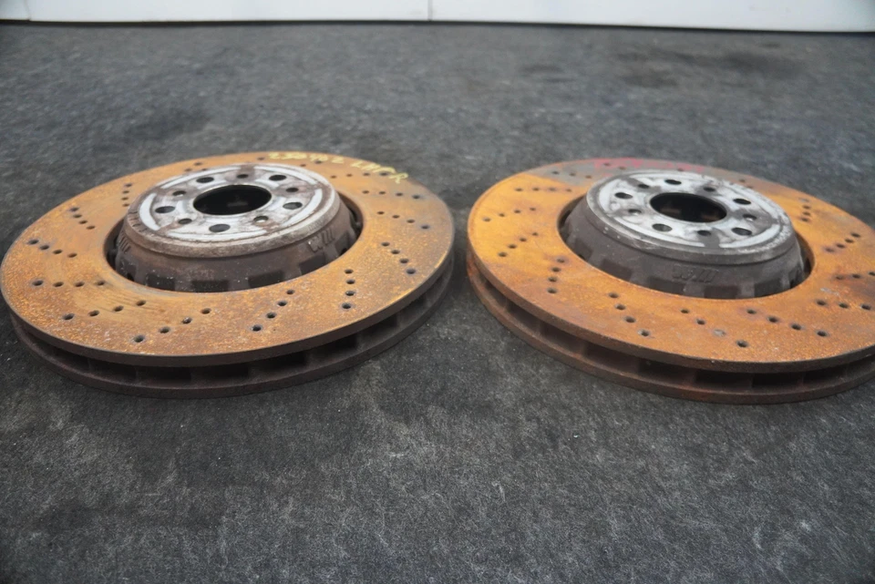 Комплект из 2 передних левых правых дисковых тормозных роторов 34108093709 BMW M2 G87 2023-25 M3 M4 - Изображение 2 из 4