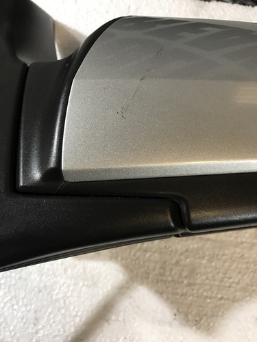 Vauxhall Zafira B Mk2 passenger Nearside Left NS wing mirror complete Silver - Picture 9 of 11
