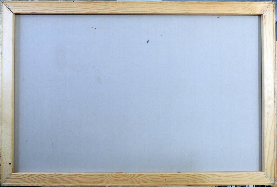 Pintura al óleo estirada 24x36 de café café cafetería pelirroja damas hermanas años 20 Foto 3 de 3