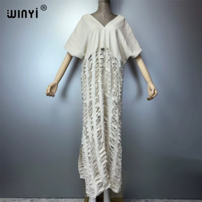 Original with Hole Design Denim Dress New Fashion Africa Womens Party Holiday Ca