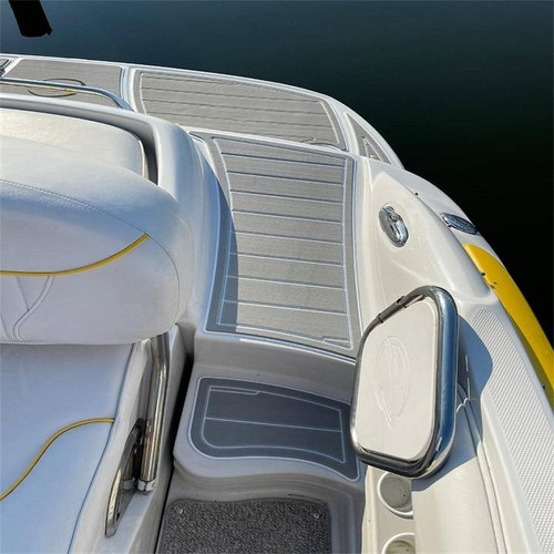 1998 Crownline 268 Swim Platform Cockpit Boat EVA Foam Faux Teak Floor Pad Mat - Picture 11 of 24