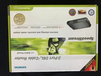 2-port Dsl/cable Router Nip Ethernet Compatable Siemens Firewall Built In 