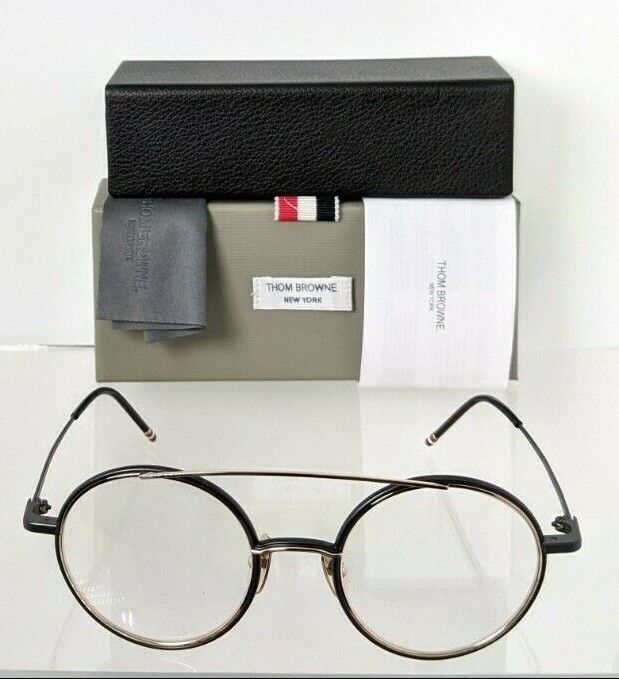 Brand New Authentic Thom Browne Eyeglasses TBX108-A-BLK Gold Brand New Authentic Thom Browne Eyeglasses TBX108-A-BLK Gold