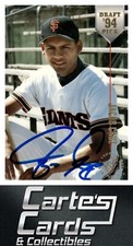 Jacob Cruz 1994  Stadium Club Draft Picks #19 Giants TTM/IP Signed Autographed