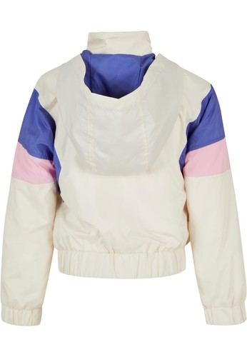 Urban Classics Kids Girls Light 3-Tone Pull Over Jacket Hood Sports New - Bild 9 von 13