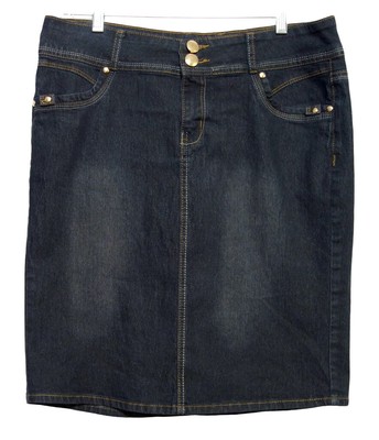 no fuze denim skirts