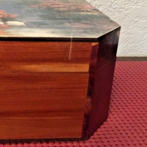 CLEARANCE *** Cedar Decor Top Picture Box 8" x 6" x 3-1/4" / 5" x 5" Cut Out - Picture 10 of 10