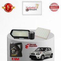 Inspektionskit Filter Und ÖL Xkia Soul 1.6 91KW 124CV 2009->