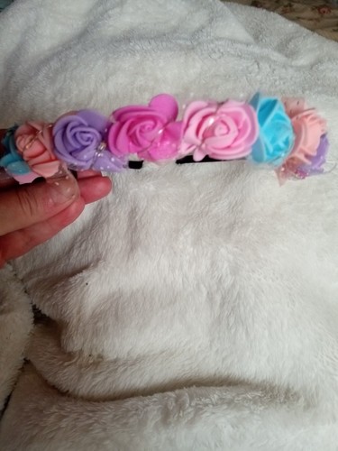 Light  up Floral Headband For Woman or Girls. Little girls love this headband  - Picture 4 of 9