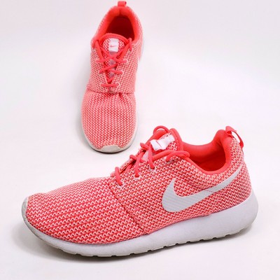 pink knit trainers