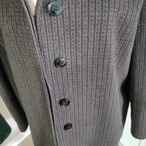 Vintage USA Union Made Women’s Size Wool Cashmere Blend Maxi Coat Pockets - Picture 12 of 18