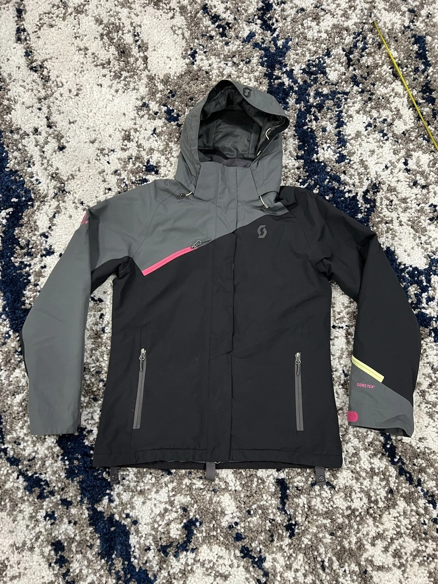 Scott GoreTex Active Waterproof Jacket Women s Full Zip Ski Hooded Purple 8 10