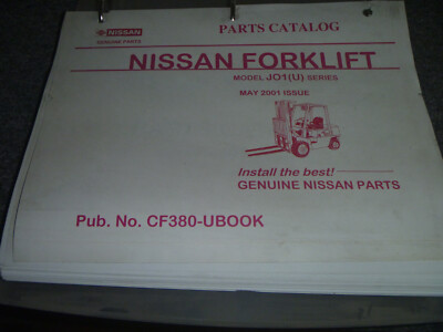 Nissan APJ01A15PV APJ01A15U APJ01A15PU Forklift Parts Catalog Manual xz