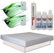 Dual Softside Wasserbett ohne Podest Calesco Touch LMF Heizung Komplett Set