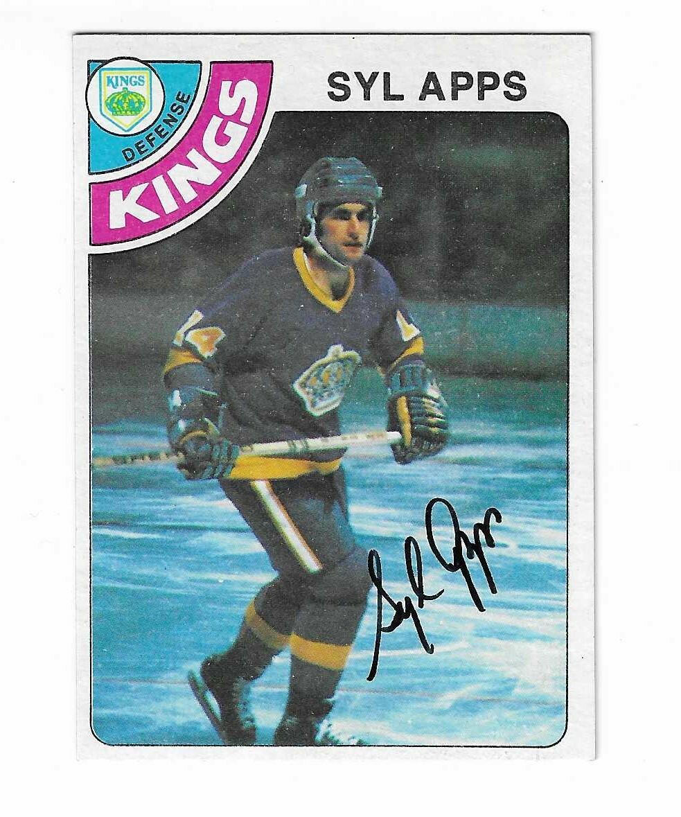 Syl Apps 1978-79 Topps Card # 56 Signed