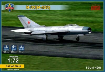 ModelSvit 72010 - Mikoyan I-3U(I-420) Soviet interceptor 1/72 scale model kit