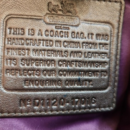 Coach Madison Leather Marielle Drawstring Bucket Bag Purse Tote Bronze 90s Y2K - Picture 5 of 8