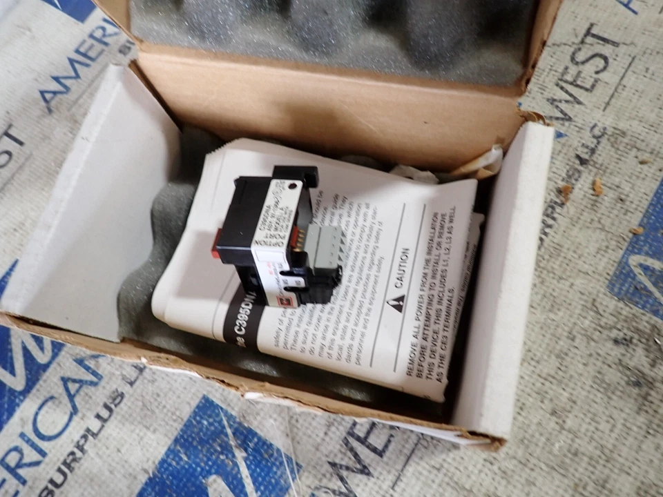 New Cutler Hammer DeviceNet Overload Relay C395DNA model A 24VDC 100 in Stock - Image 3 of 4