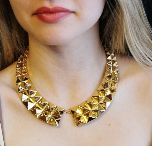 Kate Spade New York "Turn The Corner" Locked In Pyramid Collar Necklace - Picture 6 of 14