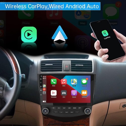 For Honda Accord 7 2003-2007 Android 15 Carplay Car Stereo Radio GPS Nav +Camera - 第 6/14 張圖片