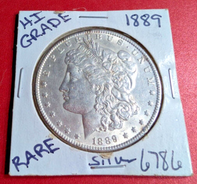 1889  Morgan Silver Dollar $1  64++++