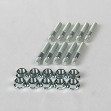 Vauxhall 2.0 16v Exhaust Stud & Nut Set Z20LET Z20LER Z20LEH Astra VX Zafira