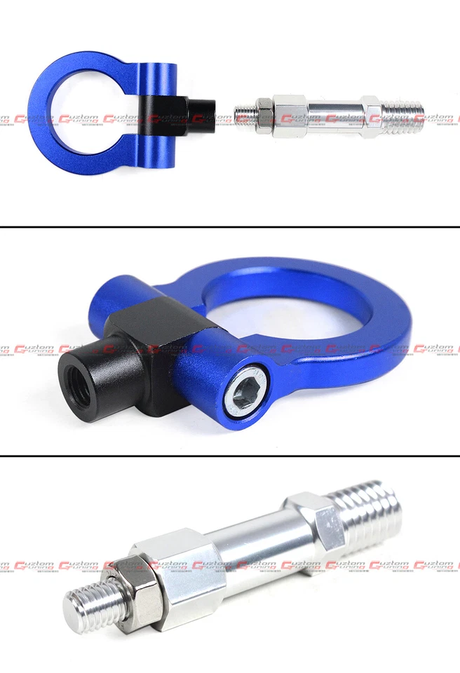 PARA BMW F22 F30 F32 F80 F82 ANEL DOBRÁVEL AZUL PARAFUSO NO PARA-CHOQUE DIANTEIRO TRASEIRO GANCHO TOWHOOK - Imagem 3 de 4