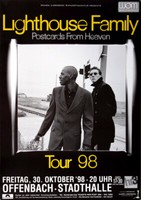 Lighthouse Family - Postcards, Frankfurt 1998 | Konzertplakat | Poster