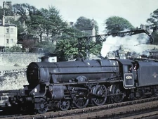 Colour Rail Slide No:BRM435-BR Locomotive No:45156 at Lancaster in 1963