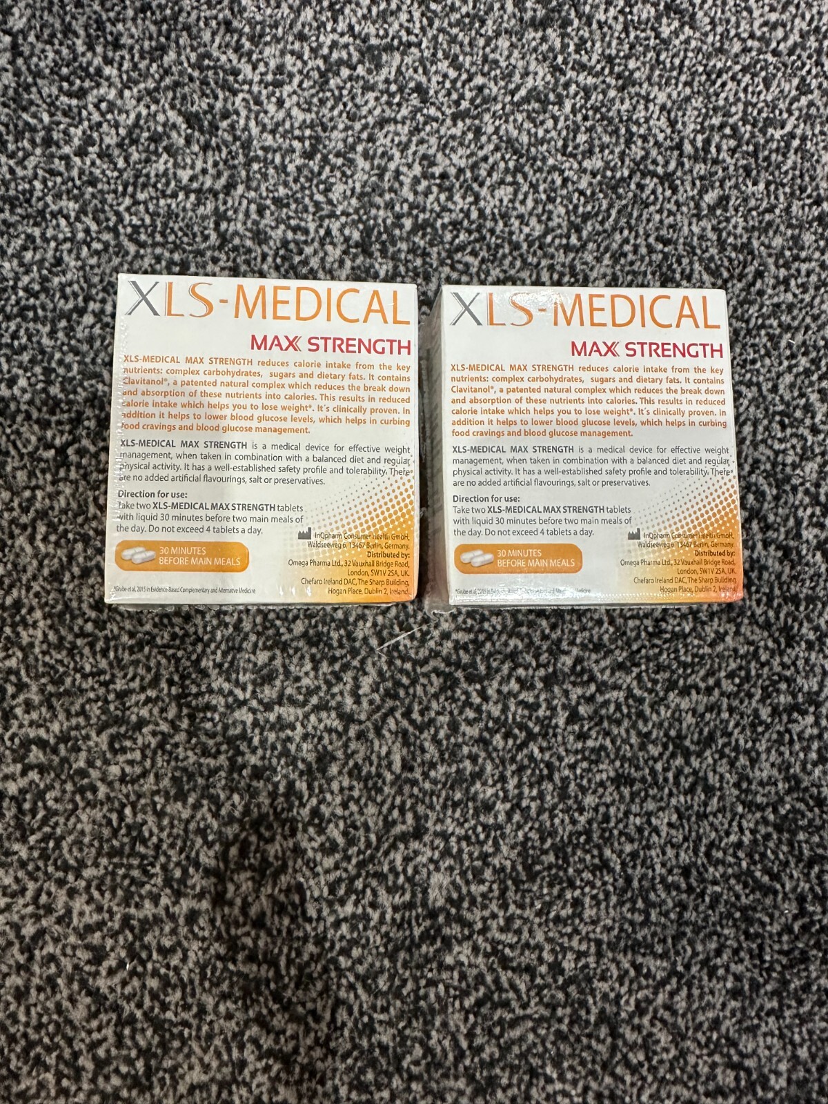 2X XLS Medical Max Strength Diet Pills for Weight Loss. 40 tablets X2