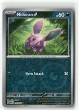 Nidoran M 032/165 Reverse Holo - Scarlet & Violet 151 - Pokemon TCG NM