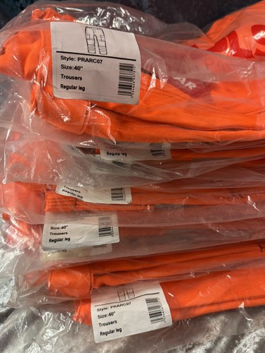 Pulsar Electric FR AST ARC Hi Vis Orange Combat Trouser PRARC07 40” Reg. L 31” - Picture 8 of 19
